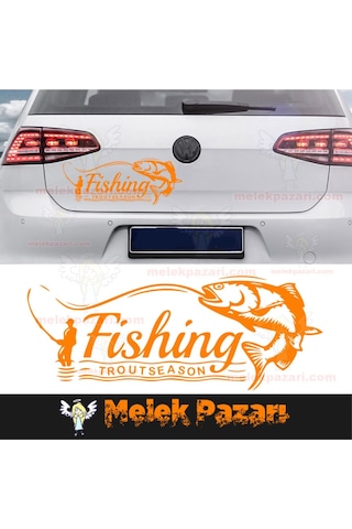 Alabalık Mevsimi, Balık Avı,Avcılık Oto Sticker