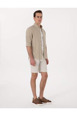Pierre Cardin Erkek Bej Şort / Bermuda 50305289-vr011 Bej