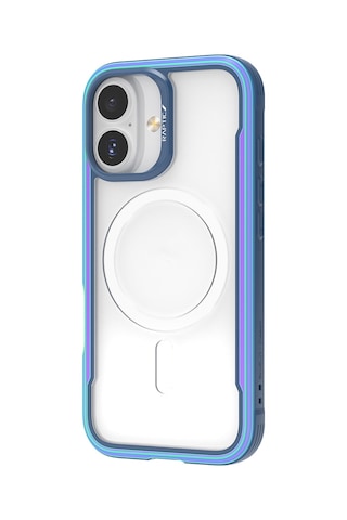 Apple Uyumlu iPhone 17 Kılıf M-safe Şarjlı Airbagli Raptic Shield Serisi Şeffaf Arka Yüzey Kapak Colorful