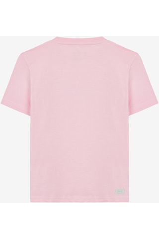 Skechers Graphic Tee G Short Sleeve Büyük Kız Çocuk Pembe Takım Sk241034-621