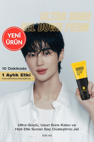 Ultra Güçlü Hızlı & Uzun Süre Etkili Düzleştirici Jel Dashu For Men Premium Ultra Bond Gel Down Perm