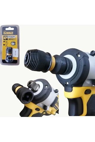 Dewalt 1/4" Hex İle 1/2" Kare Darbeli Anahtar Adaptörü