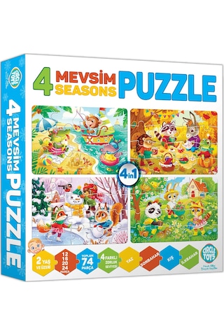 Circle Toys 4 Mevsim  Puzzle