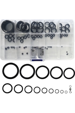 Xiyyadms Seramik Malzeme Olta İçin Tamir Rehberi Halkaları Seti - 80 Adet/siyah Kutuda, Dayanıklı Ve Kolay Kurulum, Olta Aksesuarı Toptan Satış