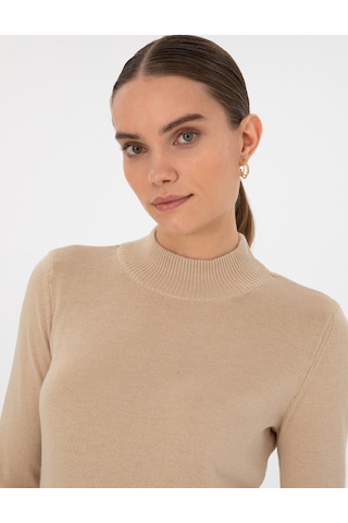 Pierre Cardin Kadın Bej Kazak /triko 50315768-vr011 Bej