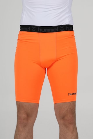 Hummel Undear Kısa Tayt Neon Turuncu