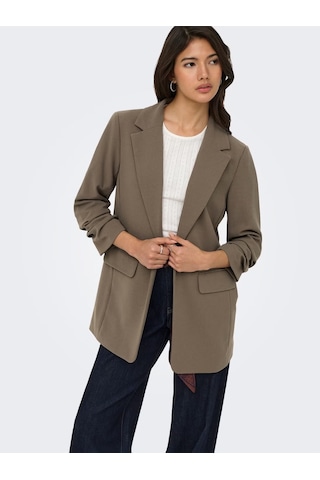 Only Onlkalina 3/4 Open Kadın Blazer Ceket 15376787 Kahverengi
