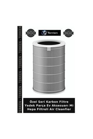 Özel Seri Karbon Filtre Yedek Parça Ev Aksesuarı Mi Hepa Filtreli Air Cleanfier