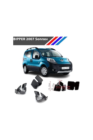 Peugeot Bipper Kaput İzalatör Klipsi 2007 Sonrası 50 Adetli Paket