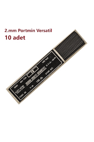 2b - 2-1,8mm - 10cm Portmin Versatil Çizim Kalem Ucu 10adet