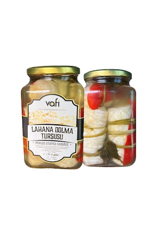 Vafi Turşu Serisi Lahana Dolma Turşusu 1000cc-500gr-8484