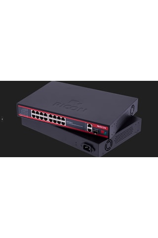 Ricon RSB163GEP-U 16 Port Gigabit Ethernet Power Over Ethernet Unmanaged Switch