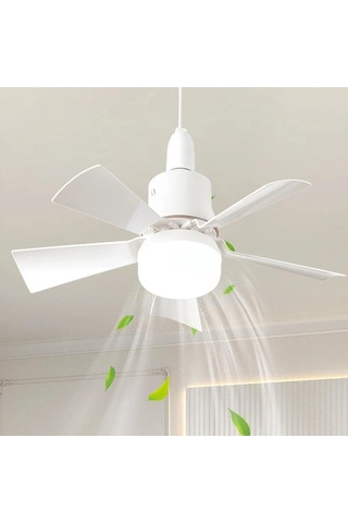 82 Watt Vantilatör 3 Kademe Hız Dimmerli 3 Renk Led Işık Cata Karayel Kumandalı Fan Torch Led Ampul Çok Renkli