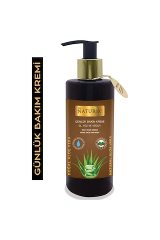 Naturix Doğal Aloe Vera Özlü Günlük Bakım Kremi 250 ML