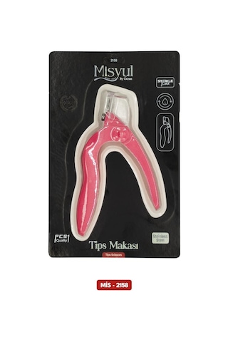 Misyul Giyotin Pens Tips Makası Pembe Mıs-2158