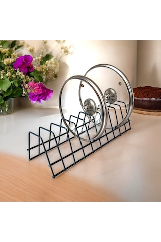 Tabaklık Rafı- Tencere Kapak Düzenleyici-tabak Kurutmalık -10...
