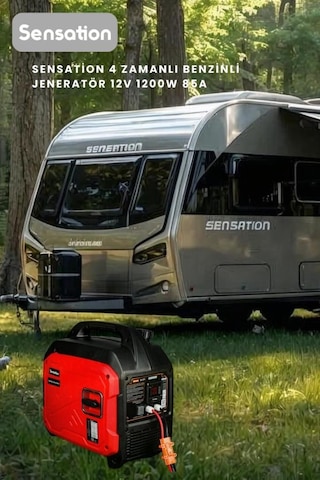 Sensation 24 Volt Dc 4 Zamanlı Jeneratör 1800w 62a Otomatik Akü Şarj Özellikli Karavan,tekne
