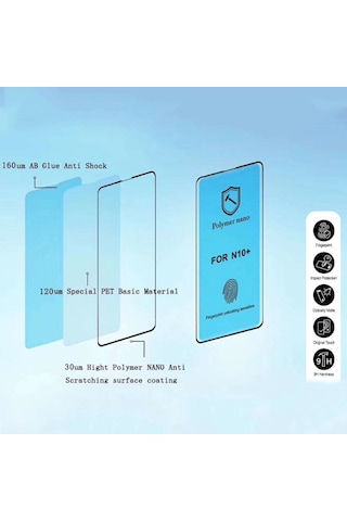 Huawei P40 Pro Zore Polymer Nano Ekran Koruyucu (434928317)