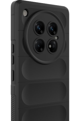 Subutu İnfinix Zero 40 5g Kılıf Esnek Tpu Oyuklu Arka Yüzey Tasarımlı Sbt Etnik Silikon Kapak - Siyah Siyah