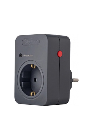 Bylion Şok Ve Akım Korumalı Fiş Priz Siyah 720j