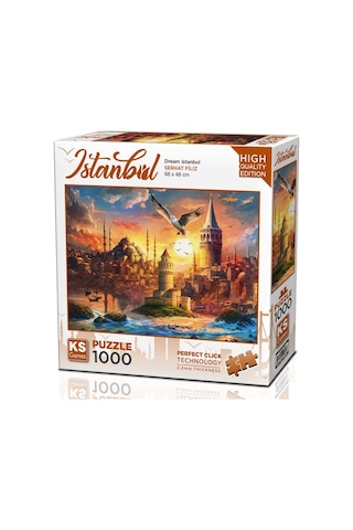 Ks Games 1000 Parça İstanbul Rüyası Puzzle - Serhat Filiz