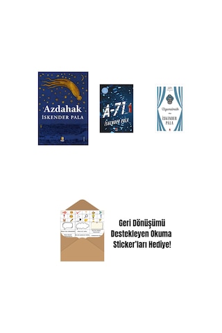 Azdahak + A-71 + Nizamülmülk Ciltli + Okuma Sticker'ları