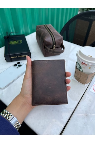 Mft Leather Hakiki Deri Erkek Cüzdan - Kartlıklı, İsim Yazılı, Kişiye Özel Gloria 1421 - Tiguan Kahve Tiguan Kahve