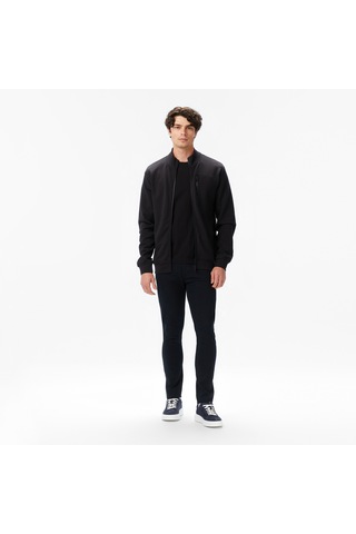 Nautica Erkek Siyah Classic Fit Fermuarlı Sweatshirt 026 K57221t Siyah