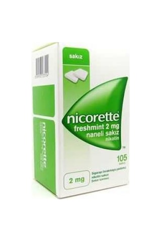 Nicorette Freshmint 2 Mg 105 Adet Naneli Nikotin Sakızı Nicorette Freshmint 2 Mg 105 Adet Naneli Nikotin Sakızı