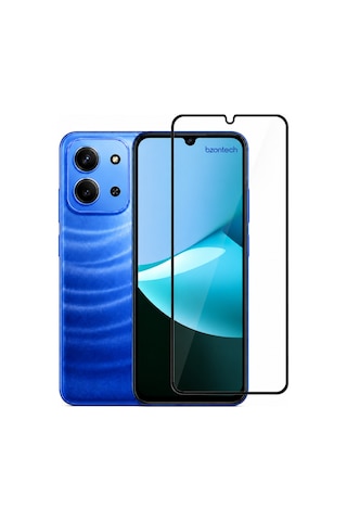 Redmi 15c Uyumlu Anti Statik Ekran Koruyucu Toz Tutmayan Kırılmaz Cam