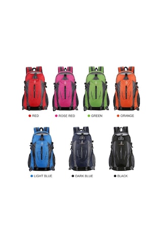 Flybuy Ve Turuncu Su Sırt Omuz Nefes Mekan Kapasiteli Kadınlar İçin Geçirmez Erkekler Dış Dağcılık Çantası Çantası Büyük Alabilir 40l Rm Turuncu