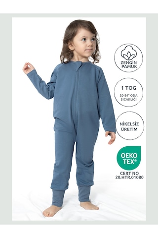 Zuppers Çocuk Patikli 1 Tog Uyku Tulumu - Indigo Çok Renkli
