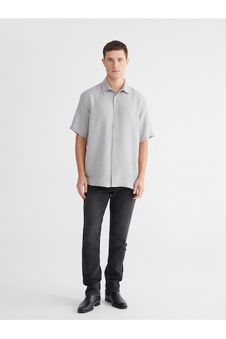 LC Waikiki Lc Waıkıkı Gri Regular Fit Erkek Gömlek