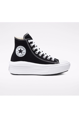Converse Ctas Move Hi Kadın Günlük Ayakkabı 568497C Siyah-Siyah-36