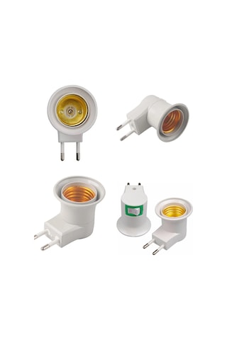 Duylu Fiş E27 Duylu Ampul Takılan Fiş Priz Anahtarlı Duy Priz Renkli