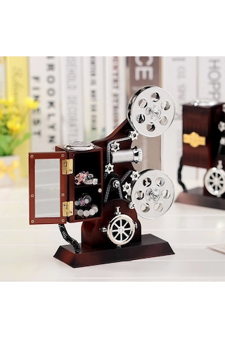 Film Makinesi Görünümlü Müzik Kutusu -