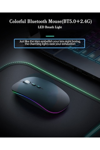 Led Bluetooth Uyumlu Mouse