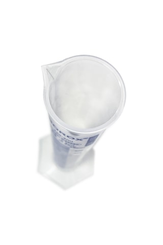 Borox Plastik Mezür 500 Ml - Uzun Form - Mavi Skala