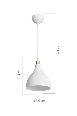 Ag Lightdesign Beyaz Sarkıt Avize Yatak Odası Salon Mutfak Koridor Lamba 18 Agnm94 Diğer