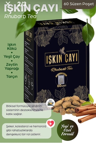 Mesiri Sifa Doğal Işkın Çayı Doğal Fermantasyon 60 Adet Süzen Poşet