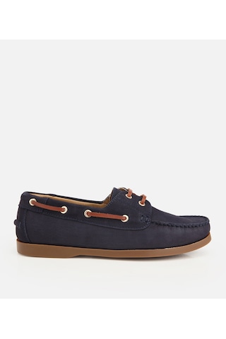 Hotiç Erkek Nubuk Deri Lacivert Bağcık Detaylı Günlük Loafer 02ayh319740a680 02ayh319740a680