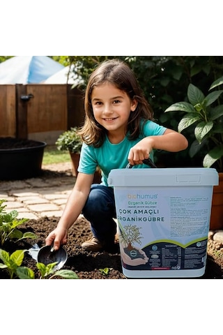 Biohumus Organik Gübre Bitki Besin Gübresi 10 Litre