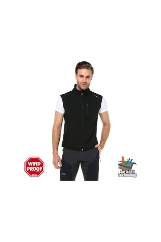 Evolite Krypton Softshell Yelek Siyah - Vizon