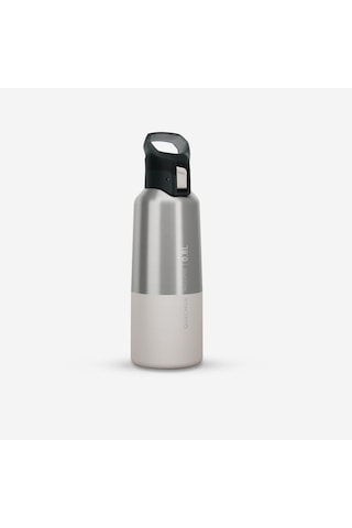 Quechua Outdoor Paslanmaz Çelik Termos - 0,8 L - Pratik Kapak - Beyaz - 900