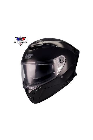 Mt Thunder 4 Sv Puree A1 Parlak Siyah Kapalı Kask Sİyah