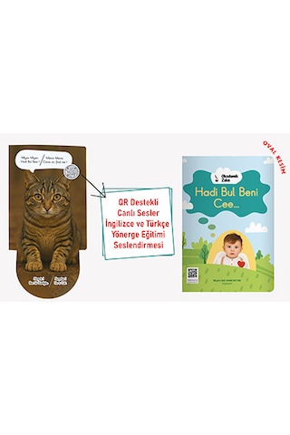 Hadi Bul Beni Cee Eee Türkçe & İngilizce Sesli Yönerge -bebeğimin