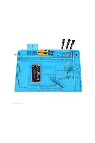 S160 Isıya Dayanıklı Silikon Ped Mıknatıslı Tamir Pedi 45X30Cm (245410670)