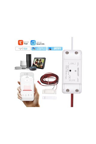 Gajeena Tuya Wifi+bt Akıllı Garaj Kapısı Kontrolörü - Uzak Kumanda, Zamanlama, Alarm Bağlantısı, Alexa/google Home Desteği Tylk-h1-rf