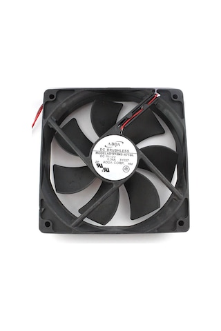 12 Cm Kasa Fanı Siyah Sessiz 12Cm Fan