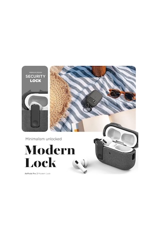 Apple Uyumlu AirPods 4. Nesil İle Uyumlu Kılıf Kilitli Tpu Premium Matte Trip Case Lacivert